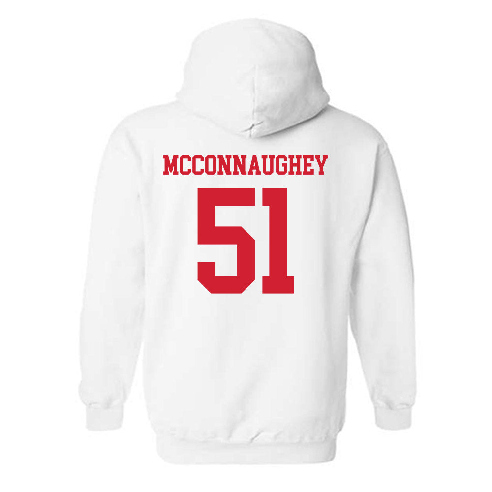 Nebraska - NCAA Baseball : Mason McConnaughey - Hooded Sweatshirt Classic Shersey