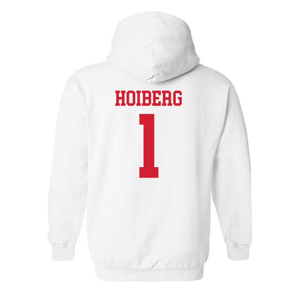 Nebraska - NCAA Men's Basketball : Samuel Hoiberg - Hooded Sweatshirt Classic Shersey