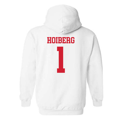 Nebraska - NCAA Men's Basketball : Samuel Hoiberg - Hooded Sweatshirt Classic Shersey