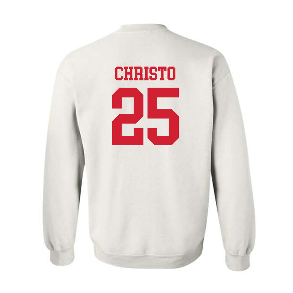 Nebraska - NCAA Baseball : Drew Christo - Crewneck Sweatshirt Classic Shersey