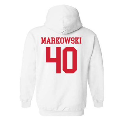 Nebraska - NCAA Women's Basketball : Alexis Markowski - Hooded Sweatshirt Classic Shersey