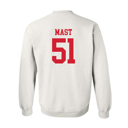 Nebraska - NCAA Men's Basketball : Rienk Mast - Crewneck Sweatshirt Classic Shersey