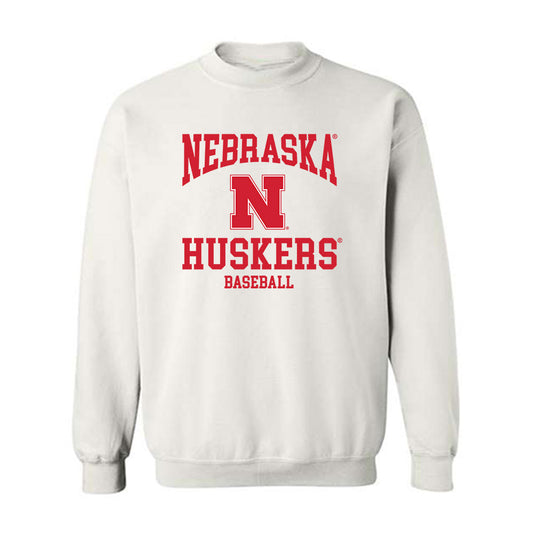 Nebraska - NCAA Baseball : Brooks Kneifl - Crewneck Sweatshirt Classic Shersey