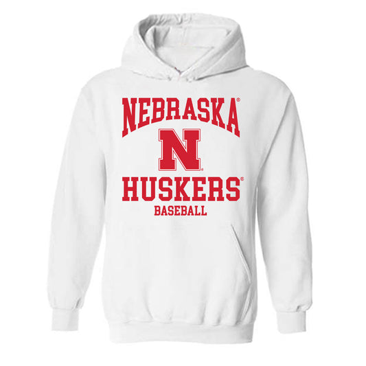 Nebraska - NCAA Baseball : Brett Sears - Hooded Sweatshirt Classic Shersey