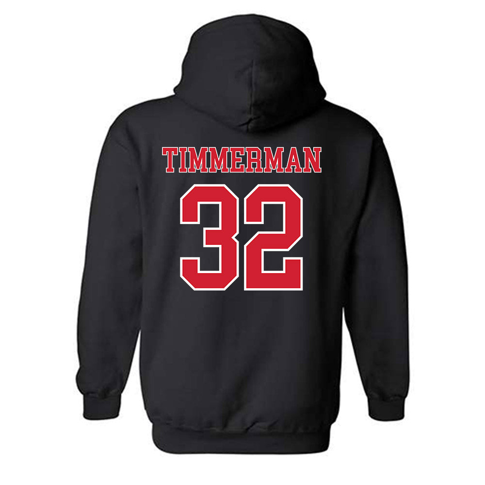 Nebraska - NCAA Baseball : Tucker Timmerman - Hooded Sweatshirt Classic Shersey