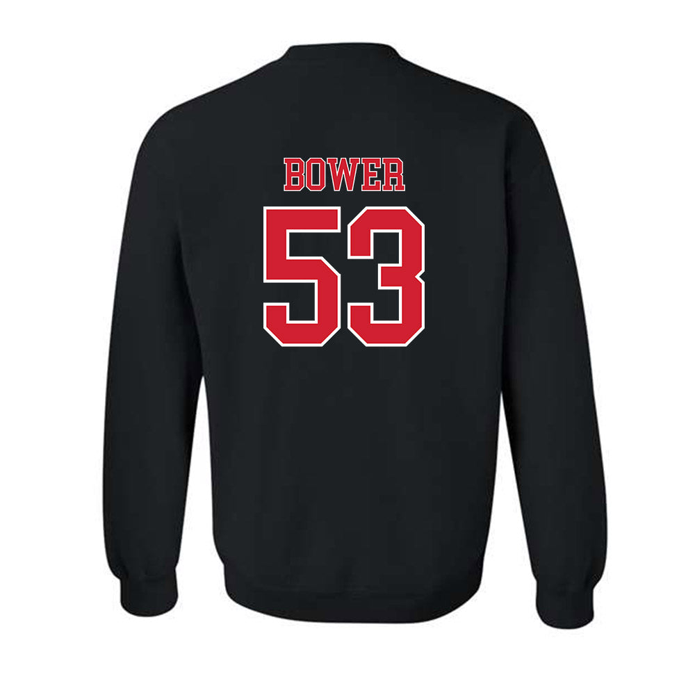 Nebraska - NCAA Football : Jacob Bower - Crewneck Sweatshirt Classic Shersey
