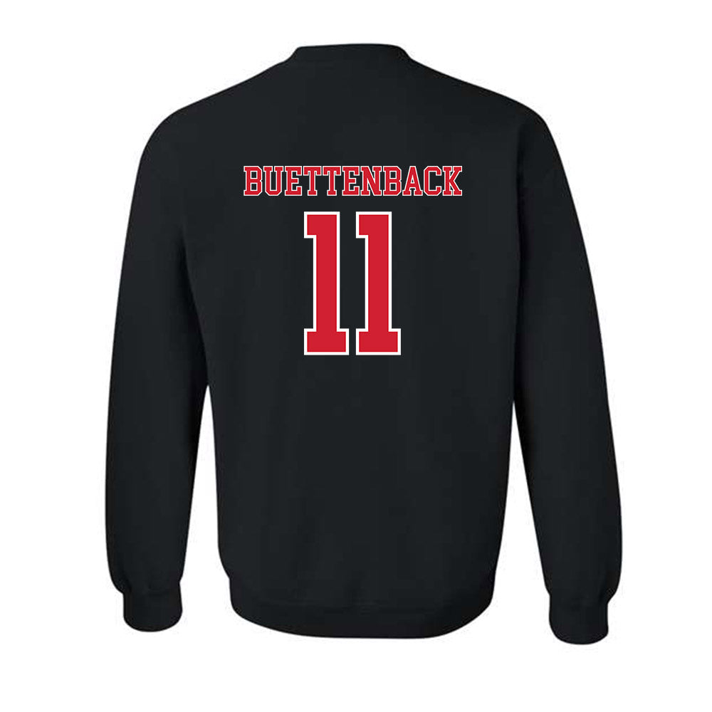 Nebraska - NCAA Baseball : Max Buettenback - Crewneck Sweatshirt Classic Shersey