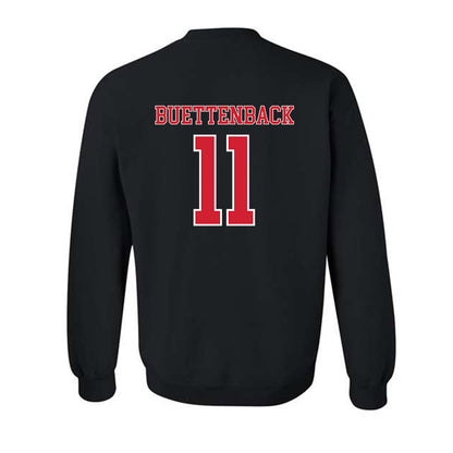 Nebraska - NCAA Baseball : Max Buettenback - Crewneck Sweatshirt Classic Shersey