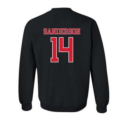 Nebraska - NCAA Baseball : Case Sanderson - Crewneck Sweatshirt Classic Shersey