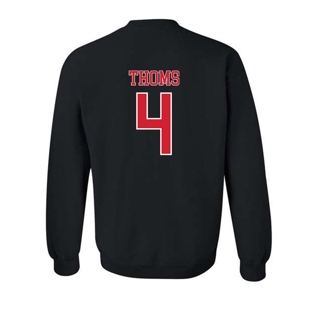 Nebraska - NCAA Softball : Malia Thoms - Crewneck Sweatshirt Classic Shersey