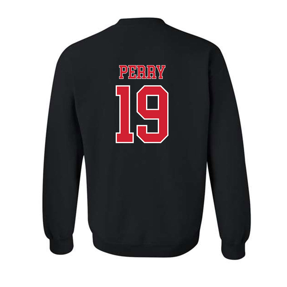 Nebraska - NCAA Baseball : Kyle Perry - Crewneck Sweatshirt Classic Shersey