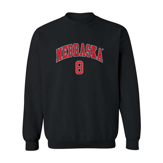 Nebraska - NCAA Softball : Abbie Squier - Crewneck Sweatshirt Classic Shersey