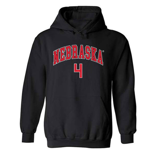Nebraska - NCAA Men's Basketball : Juwan Gary Hooded Sweatshirt