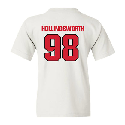 NC State - NCAA Football : Aiden Hollingsworth Youth T-Shirt