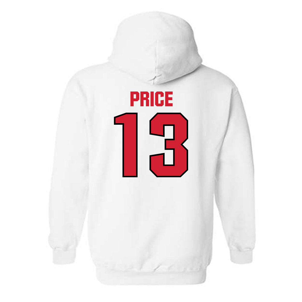 NC State - NCAA Football : Travali Price Hooded Sweatshirt