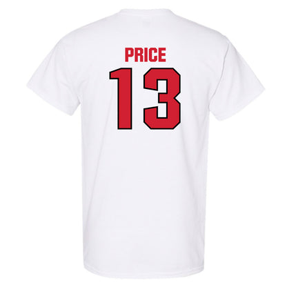 NC State - NCAA Football : Travali Price - Sports Shersey Short Sleeve T-Shirt