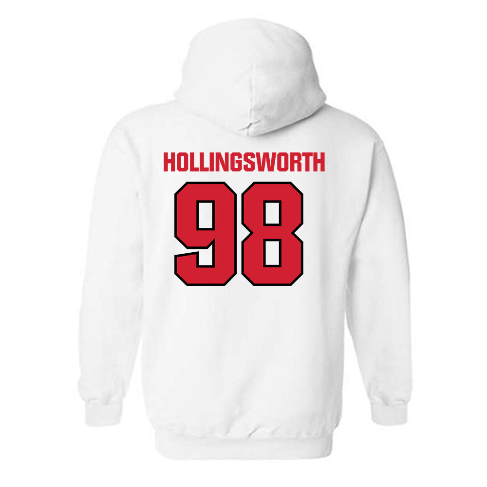 NC State - NCAA Football : Aiden Hollingsworth Hooded Sweatshirt