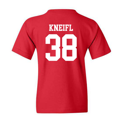 Nebraska - NCAA Baseball : Brooks Kneifl - Youth T-Shirt Sports Shersey