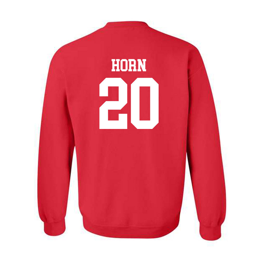 Nebraska - NCAA Baseball : Tyner Horn - Crewneck Sweatshirt Sports Shersey