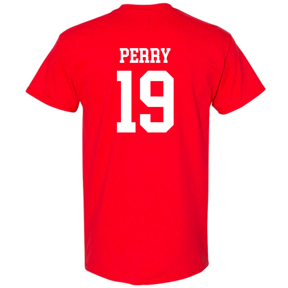 Nebraska - NCAA Baseball : Kyle Perry - T-Shirt Sports Shersey