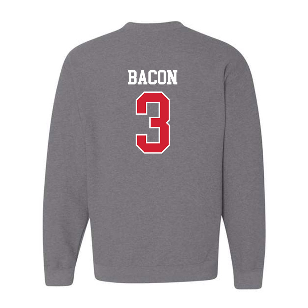 Nebraska - NCAA Softball : Bella Bacon - Crewneck Sweatshirt Sports Shersey