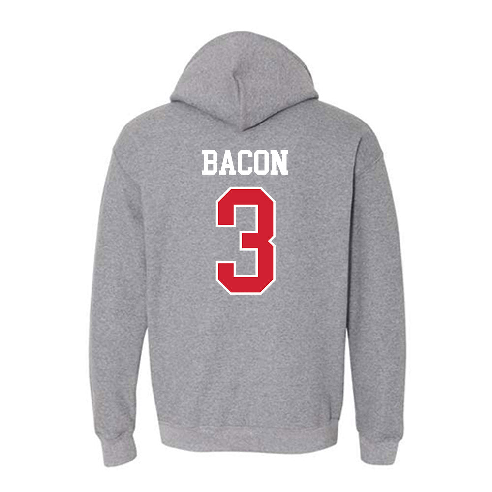 Nebraska - NCAA Softball : Bella Bacon - Hooded Sweatshirt Sports Shersey