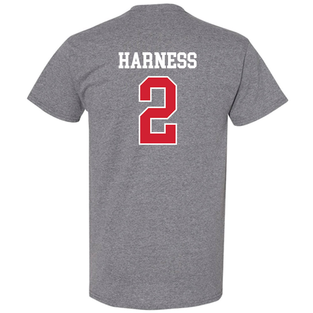 Nebraska - NCAA Softball : Sarah Harness - T-Shirt Sports Shersey