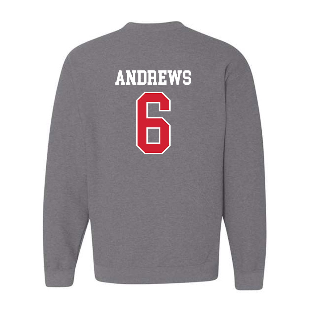 Nebraska - NCAA Softball : Billie Andrews - Crewneck Sweatshirt Sports Shersey