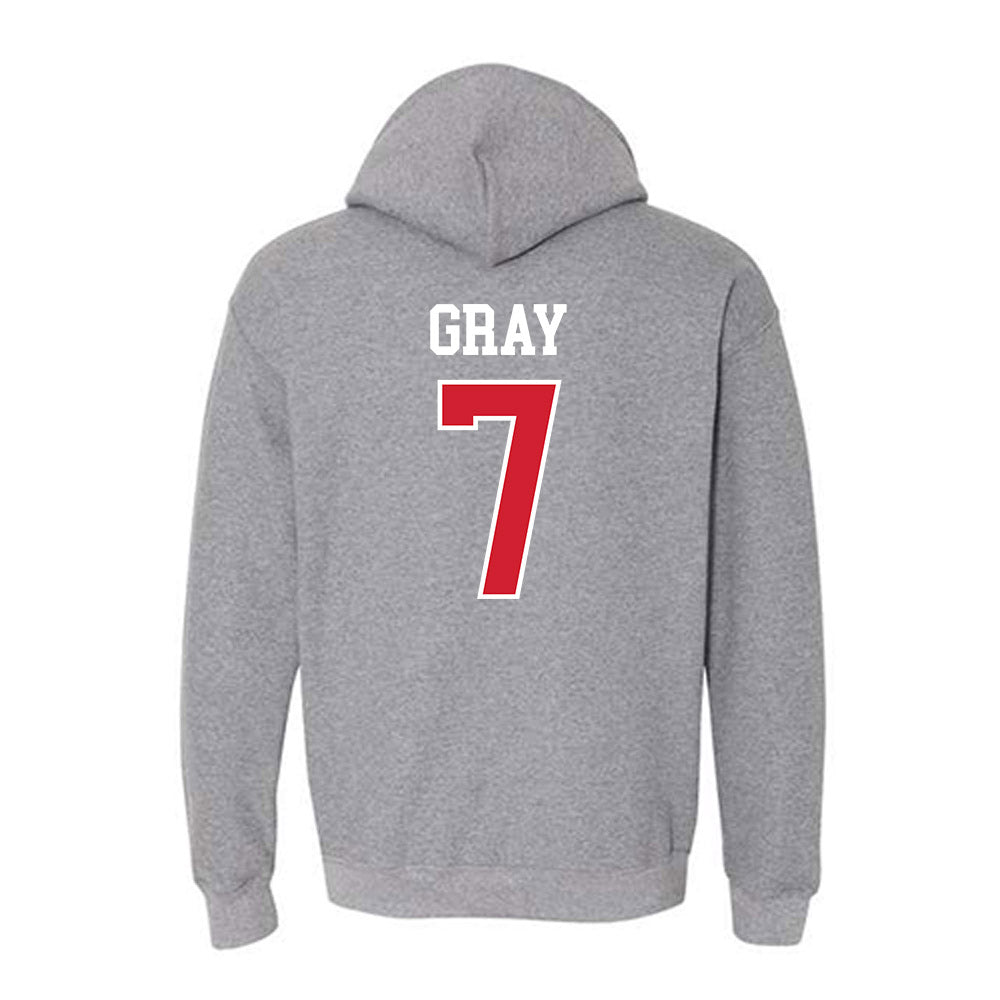 Nebraska - NCAA Softball : Sydney Gray - Hooded Sweatshirt Sports Shersey