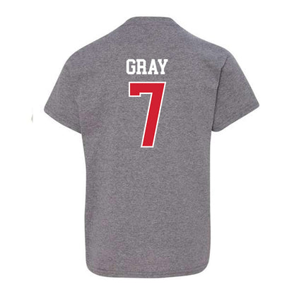 Nebraska - NCAA Softball : Sydney Gray - Youth T-Shirt Sports Shersey