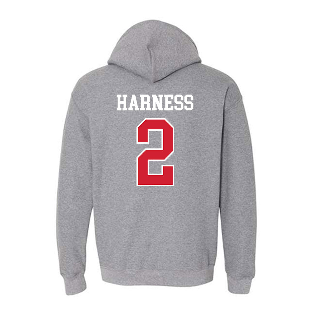 Nebraska - NCAA Softball : Sarah Harness - Hooded Sweatshirt Sports Shersey