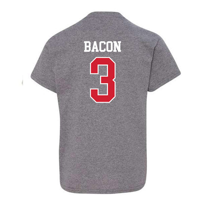 Nebraska - NCAA Softball : Bella Bacon - Youth T-Shirt Sports Shersey