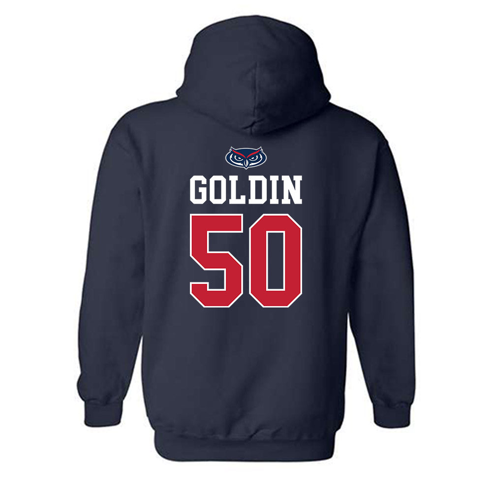 FAU - NCAA Men's Basketball : Vladislav Goldin Hooded Sweatshirt