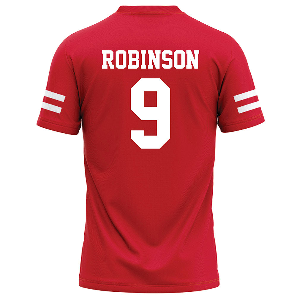 Nebraska - NCAA Football : Ty Robinson - Red Football Jersey