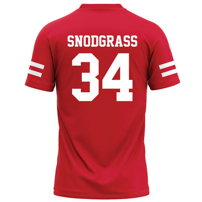Nebraska - NCAA Football : Garrett Snodgrass - Red Football Jersey