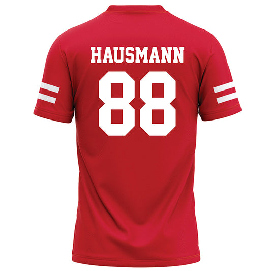 Nebraska - NCAA Football : Cooper Hausmann - Red Football Jersey