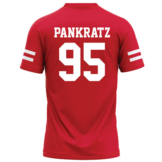 Nebraska - NCAA Football : Spencer Pankratz - Red Football Jersey