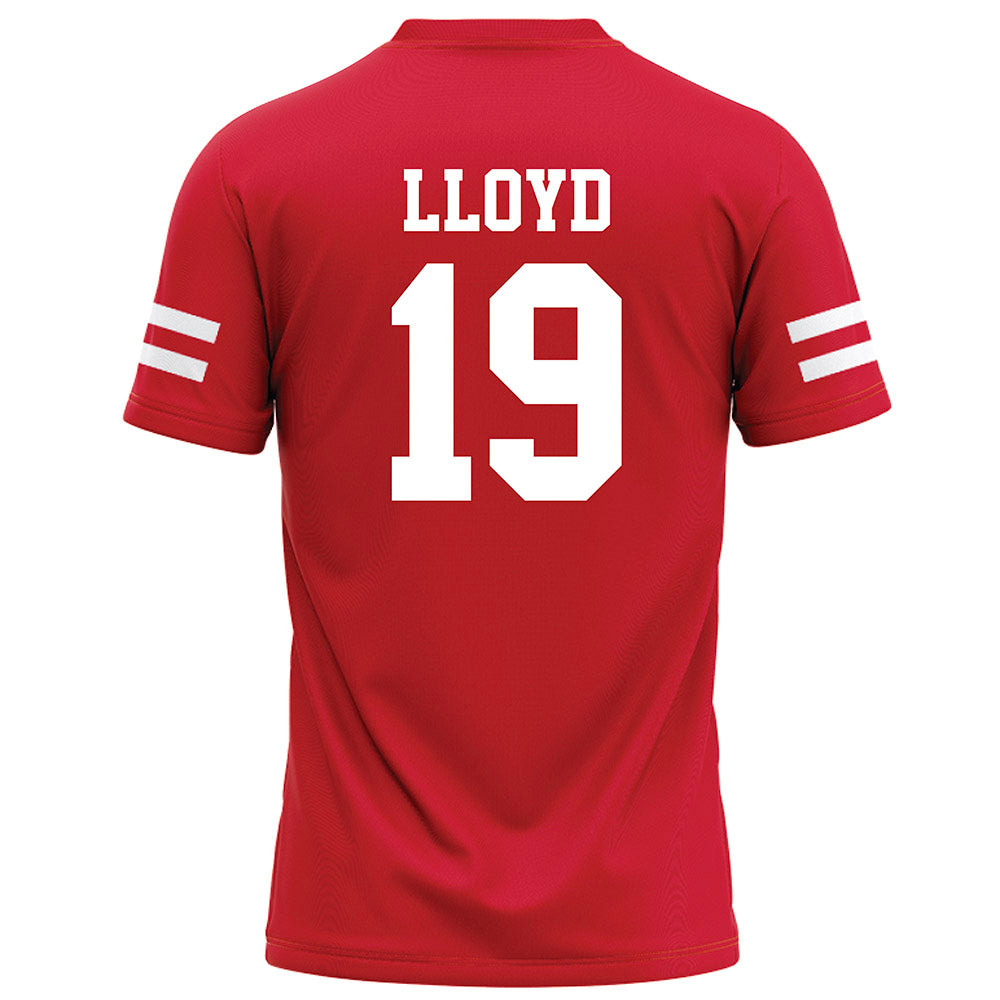 Nebraska - NCAA Football : Jaylen Lloyd - Red Football Jersey