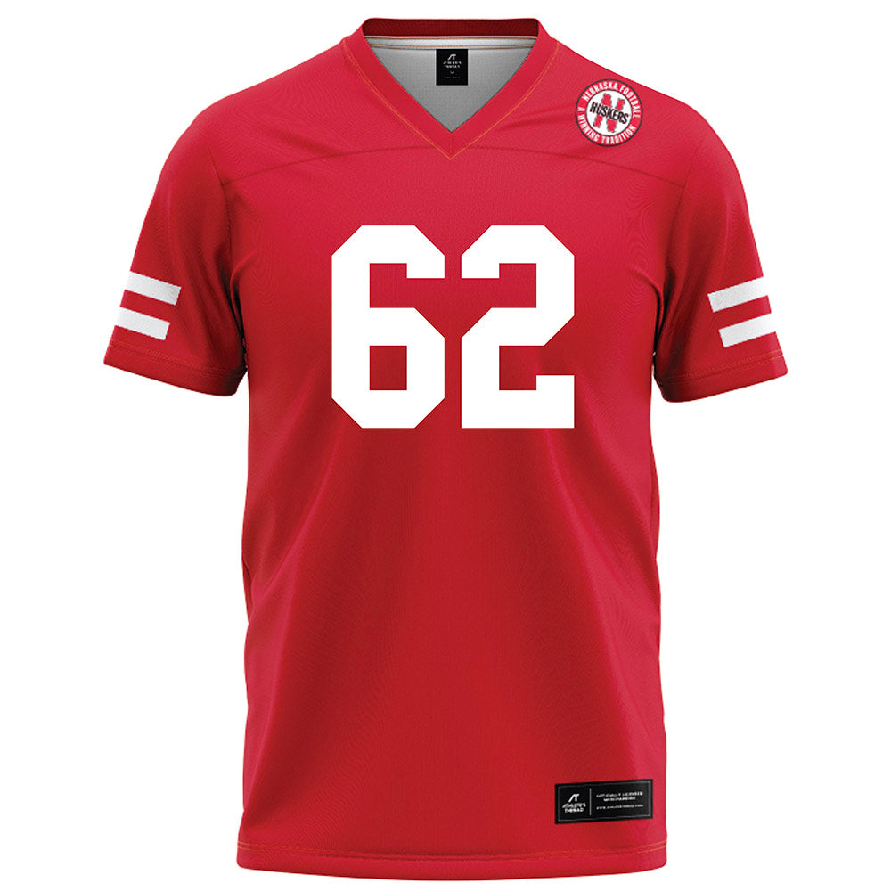 Nebraska - NCAA Football : Sam Sledge - Red Football Jersey