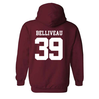 UMass - NCAA Baseball : Samuel Belliveau - Hooded Sweatshirt Classic Shersey