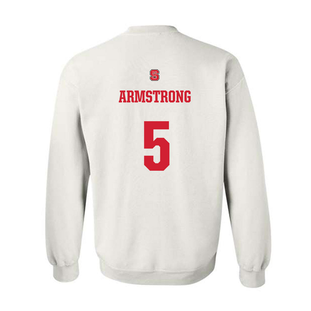NC State - NCAA Football : Brennan Armstrong - Crewneck Sweatshirt Classic Shersey