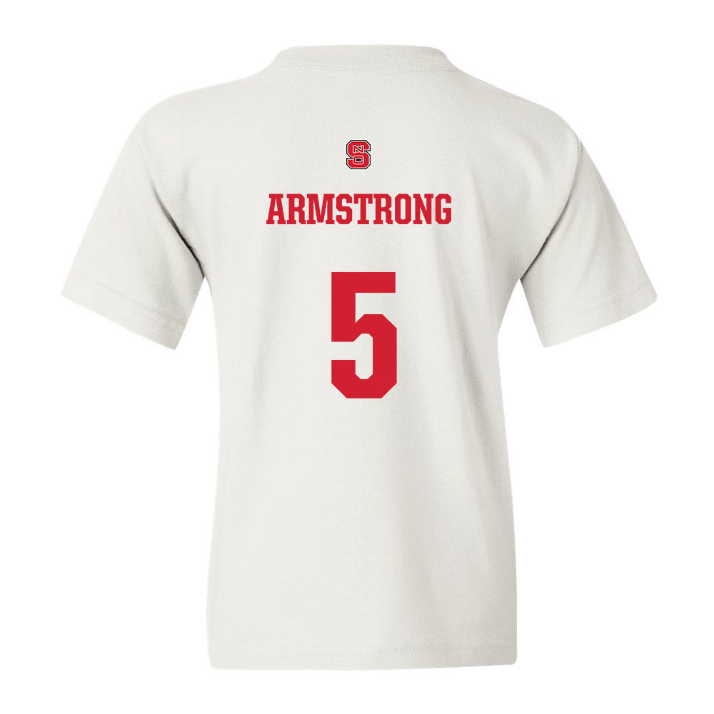 NC State - NCAA Football : Brennan Armstrong - Youth T-Shirt Classic Shersey