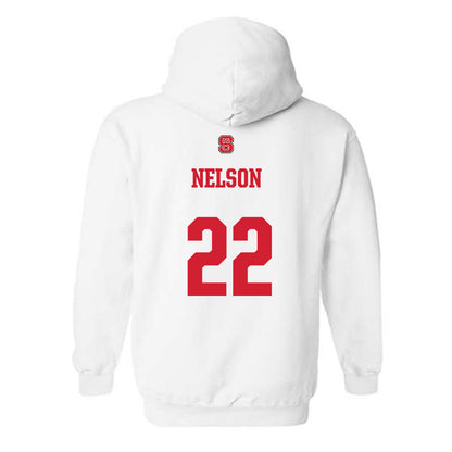 NC State - NCAA Baseball : Baker Nelson - Hooded Sweatshirt Classic Shersey