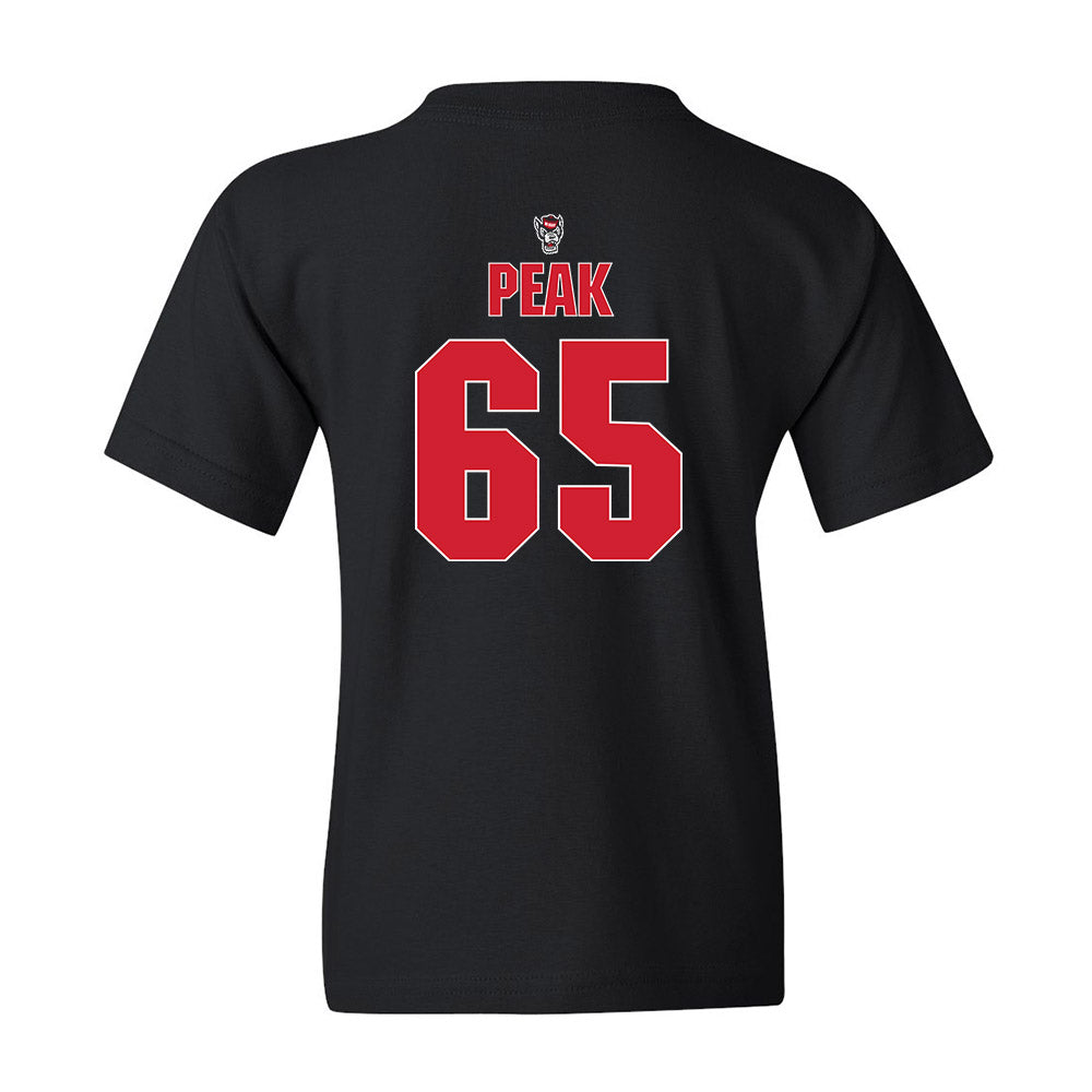 NC State - NCAA Football : Jacarrius Peak Shersey Youth T-Shirt