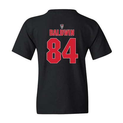NC State - NCAA Football : Jakolbe Baldwin Shersey Youth T-Shirt