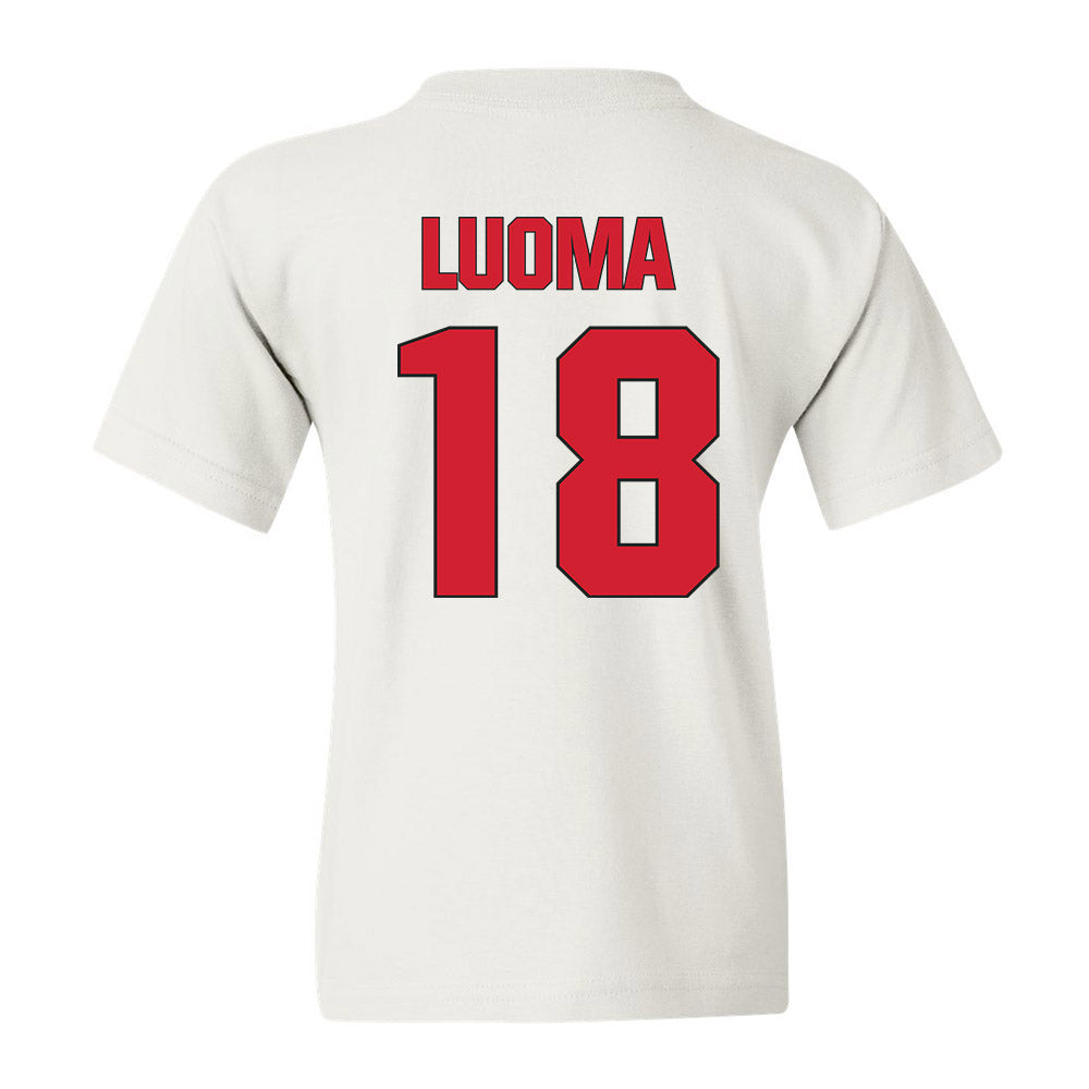 NC State - NCAA Men's Soccer : Jeremiah Luoma Youth T-Shirt