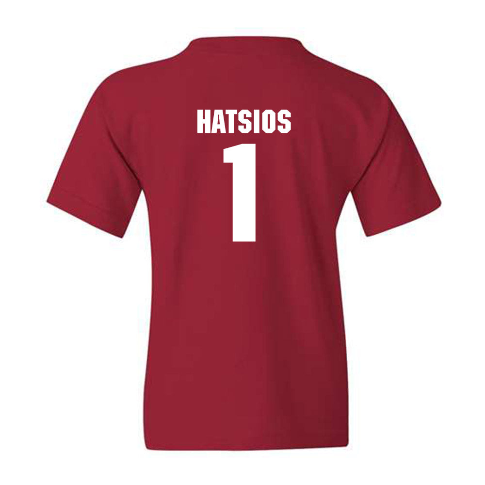 NC State - NCAA Men's Soccer : Lucas Hatsios Youth T-Shirt