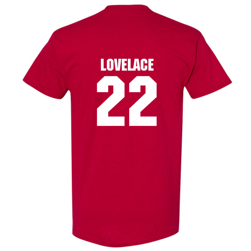 NC State - NCAA Men's Soccer : Drew Lovelace Short Sleeve T-Shirt