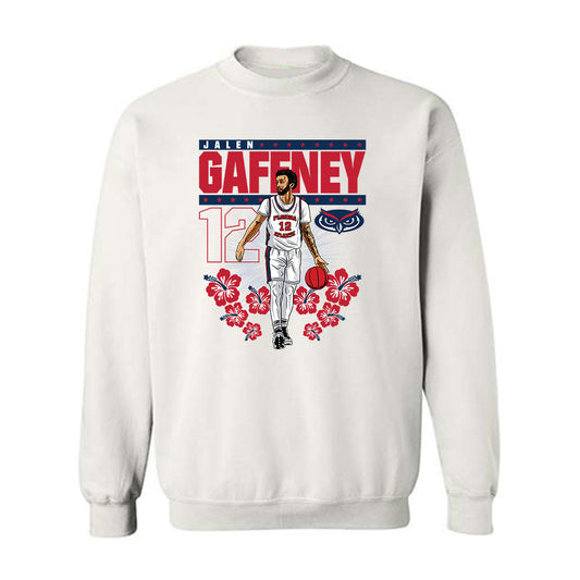 FAU - NCAA Men's Basketball : Jalen Gaffney Illustration Crewneck Sweatshirt