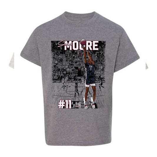 FDU - NCAA Men's Basketball : Sean Moore Illustration Youth T-Shirt